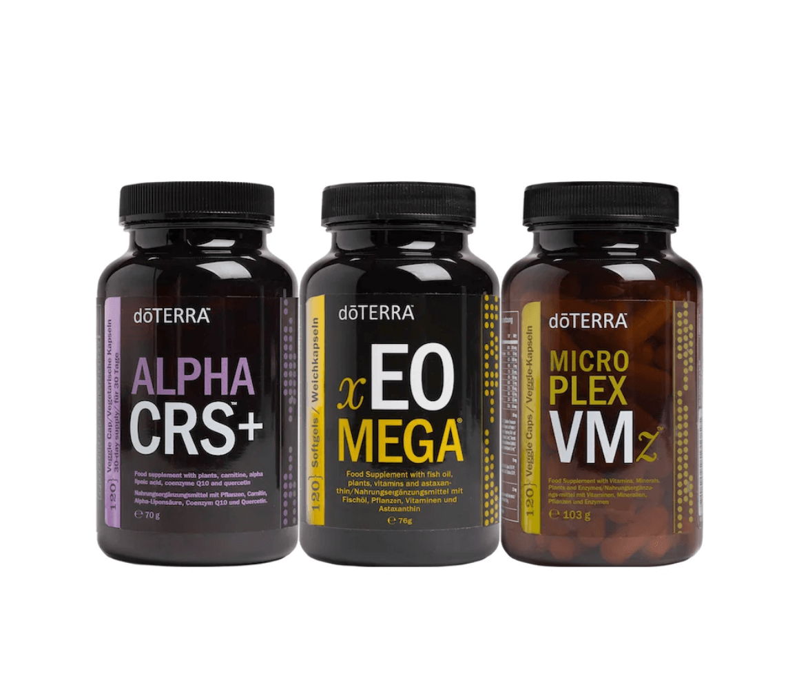 dōTERRA Lifelong Vitality Pack – Wegański Zestaw Suplementów 3x120 kaps.