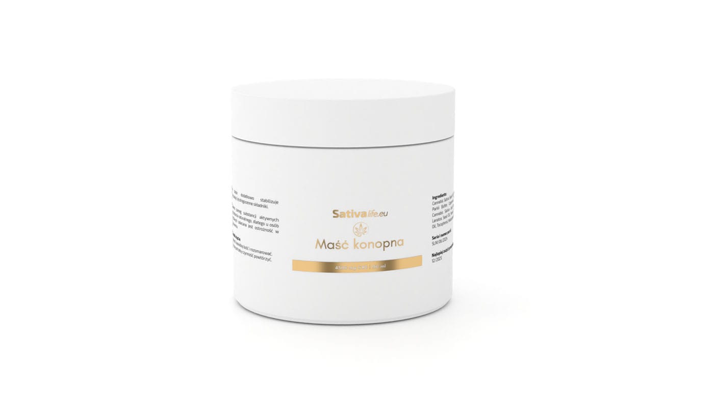 Maść konopna Skin Help dla koni – 150 ml Sativa Life