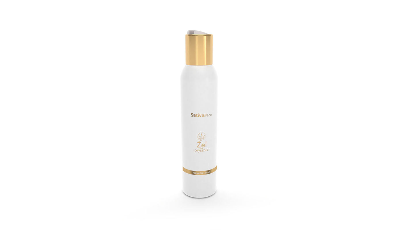 Żel pod prysznic z CBD 750 mg – Sativa Life 250 ml